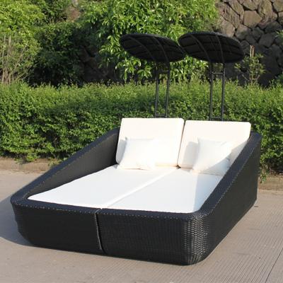 China Wholesale Modern Outdoor Cheap Rattan Furniture Sun Wicker Sofa for sale