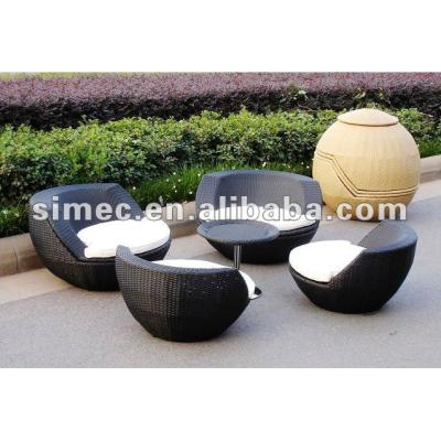 China Garden Set SIMEC SGS PE Rattan Garden Furniture for sale