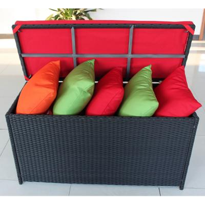 China Fashion modern outdoor brand furniture rattan outdoor storage box for sale