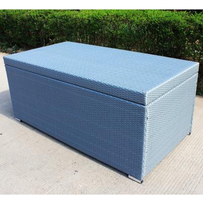 China Garden Set Wicker PE Rattan Cushion Storage Box for sale