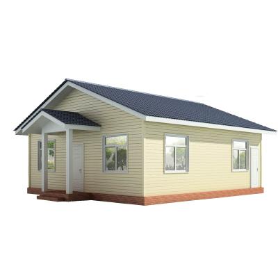 China hot sale low cost villa style 2 bedroom prefabricated house for ce standard for sale