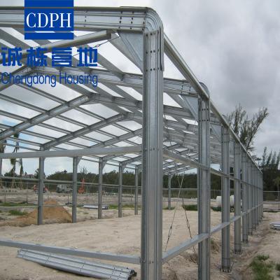 China Steel structure warehouse for sale galvanized knock-down type for sale