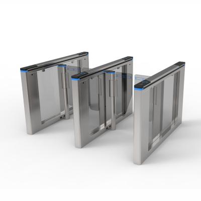 China High Quality 304 High Quality High Speed ​​Stainless Steel Security Pedestrian Automatic Swing Turnstile Barrier Turnstile Barrier Gate 304 RFID for sale