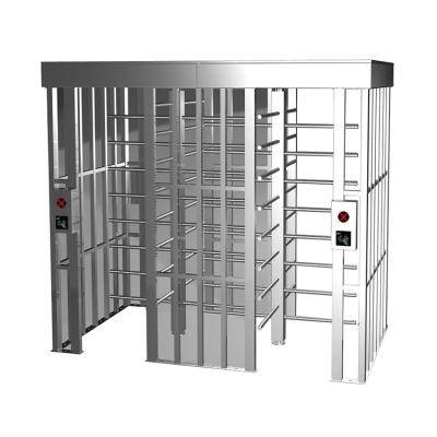 China High Quality 304 Stainless Steel Automatic Double Security Full Height Electronic 304 Stainless Steel Turnstile for sale