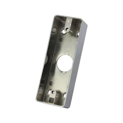 China Zinc Alloy Frosted Outdoor Zinc Alloy Metal Access Switch Box 115*40 Bottom Exit Button No Touch Stainless Back Box for sale