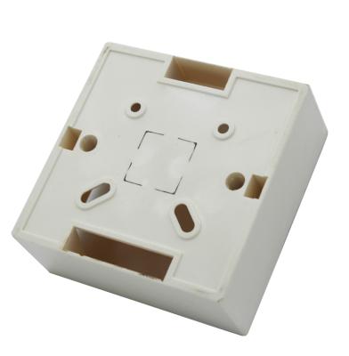 China Fire Retardant ABS Plastic Square Mounted Exit Button Back Box for sale