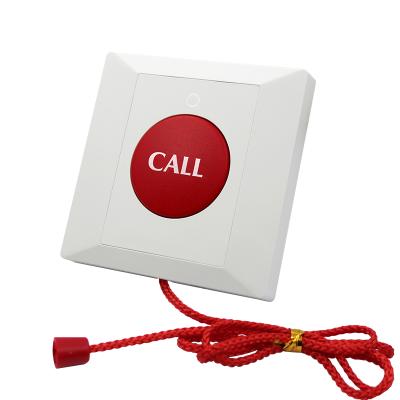 China Made in China Shop Freestanding Wall Mount Large Button CALL Alarm Signal with Pull Wire and Button 86L*86W*14.2H for sale