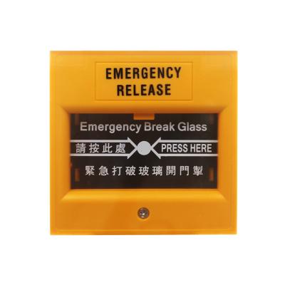 China ABS Fire Alarm System Cut-Off Conventional Glass Switch Call Point Button Emergency Fire Alarm Manual Switch with Relay Output, No/nc for sale