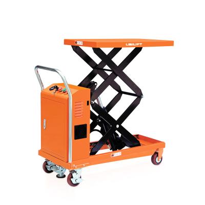 China Material Handling Equipment Portable Mobile Lifting Platform 500kg Small Electric Scissor Lift Table for sale