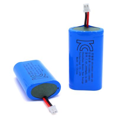 China Flat Surface/Button Top OEM Factory Customized 18650 2s1p Rechargeable 7.4v 2000mah | 6600mah lithium battery electric bicycle battery for sale