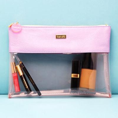 China PVC Cosmetic Zipper Pouch , Waterproof Make Up Bag for sale