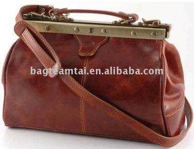 China 2013 Vintage PU Leather Handbag Woman Doctor Bag Handbag for sale