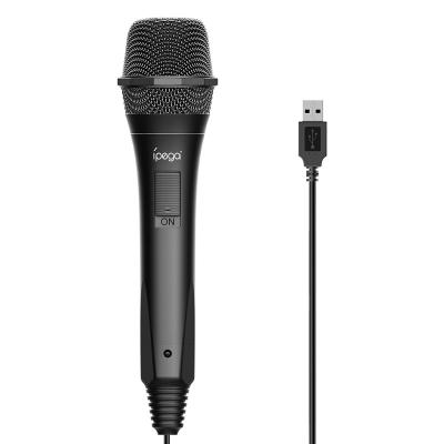 China High Definition Wired Microphone Gaming Console Microphone Singing Cable Accessories For Switch/PS4/Xbox/Wiiu for sale