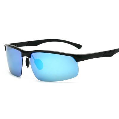 China Sports Sunglasses Wholesale Man 2019 TAC Custom Polarized Sun Glasses Black Logo Anti Glare UV Resistant Protection for sale