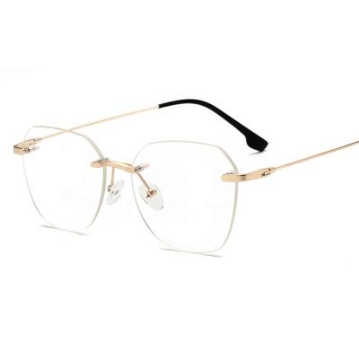 China Custom Thin Glasses Logo Anti Glare Optics Computer Slim Custom Blue Blocking Regular Reading for sale