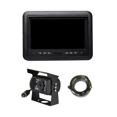 China Bus Trucks 7 Inch Monitor 24 Volt Night Vision Waterproof Rear View Security Camera Systems for sale