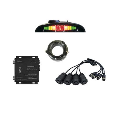 China Human Car Buzzar Truck Bus Voice Radar LED Display Sensor Reverse Backup Sound Parking Alarm System for sale