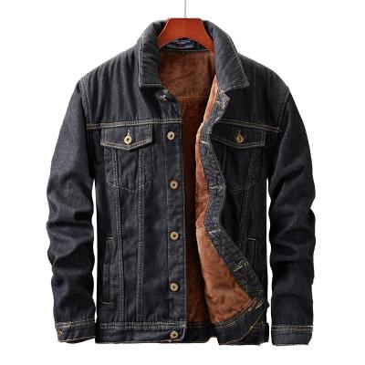 China 2021 QUICK DRY men jeans jacket cotton winter jacket men custom logo available plus size jacket for sale