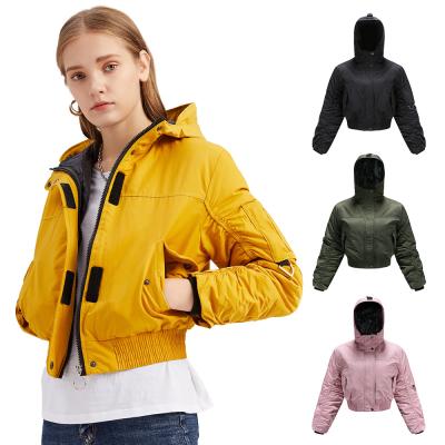 China 2021 New Design Winter QUICK DRY Custom Women Padded Short Jacket Women Coat Woman Jacket And Coat for sale