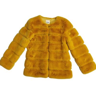 China Custom Logo Women Short Coat Faux Fur Winter Girl Women QUICK DRY Jacket for sale