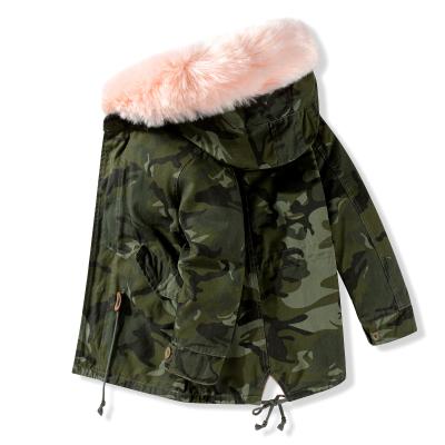 China Thick Anti-wrinkle Camouflage Winter Keep Warm Coat Kids Cotton-Padded Jacket Kids Clothes for sale