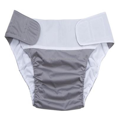 China Free Sample Hot Sale Plain Weave Hook And Loop Fastener Adult Cloth Diaper for sale