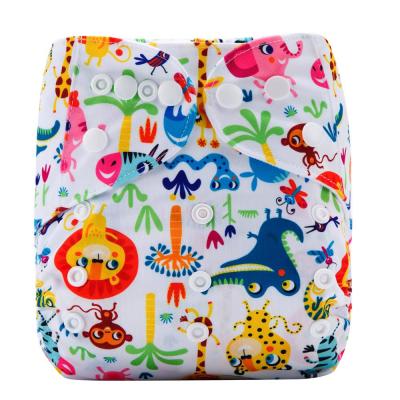 China 2020 Ananbaby Pocket Diaper Pocket Adjustable Custom Digital Printing Washable Cloth Diaper for sale