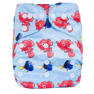 China Ananbaby Jctrade Reusable Pul Cloth Diaper Leakage Absorbent Baby Cloth Diapers Printed Guard for sale