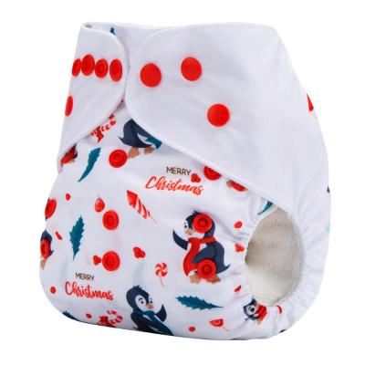 China AnAnBaby New Design Plain Weave Stand Prints Babies Breath Cloth Diapers for sale