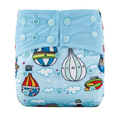 China AnAnBaby Adjustable Diapers AIO Cloth Material Washable Natural Diapers for sale