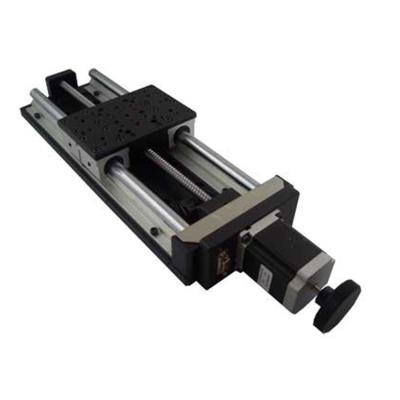 China Aluminum High Performance Motorized Linear Moving Stages With Small Phase Stepper Motor (Round Guide Type) for sale