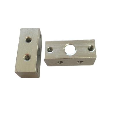 China Custom Aluminum CNC Machined Aluminum Parts CNC Machining Parts Custom Terminal Blocks for sale