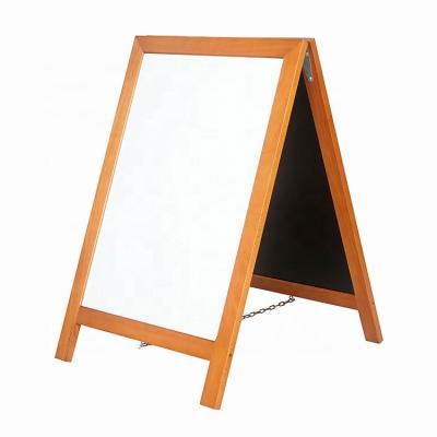 China Smooth Writing New Whiteboard A Frame Signs Dry Erase Message Marker Board Office Bulletin Board Doodle Drawing Board for sale