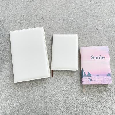 China Hot Selling Gift Full Blank Diary Blank Diary Diary 95 Cover DIY A5 A6 Pages A5 A6 Sublimation Leather Notebook For Hot Printing for sale