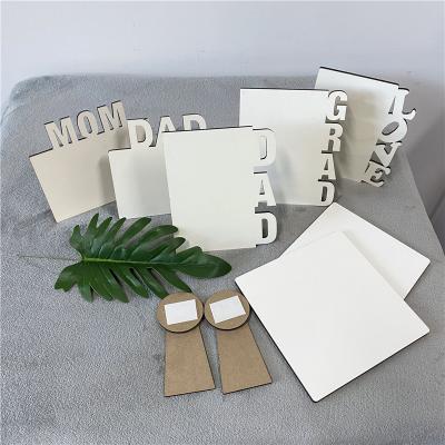 China DIY Sublimation Blanks MDF Wooden Ardboard MDF Wooden Hardboard For Sublimation Heat Transfer for sale