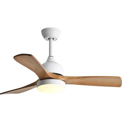 China Modern Hot Selling 52inch Wooden Blades Ceiling Fan With Light for sale