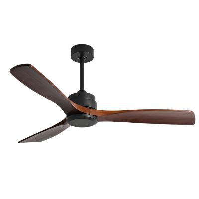 China Household Premium Wood Blades 48 Inch Ceiling Fan With Remote Control for sale