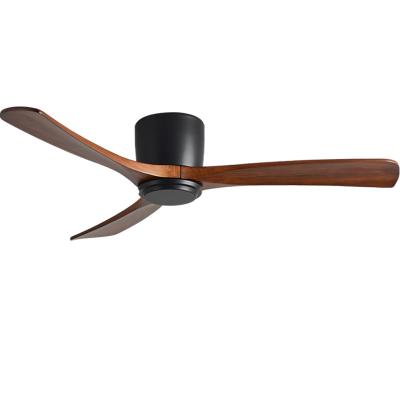 China Hotel Modern Wooden Wood Blade Best Decorative 48 Inch Ceiling Fan for sale