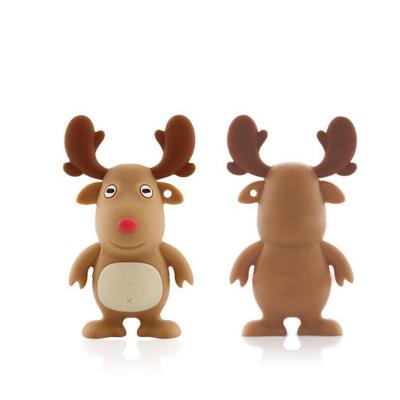 China Card Christmas Santa Claus Reindeer Usb Flash Drive 32G Pen Drive Flash Memory Stick for sale