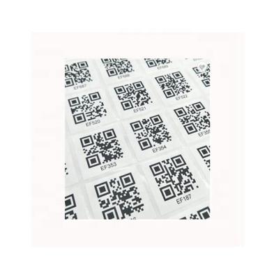 China Custom activities rfid tags tag nfc and qr code 13.56mhz rfid sticker for sale