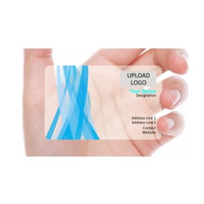 China wholesale waterproof nfc low cost transparent plastic business cards / waterproof pvc rfid for sale