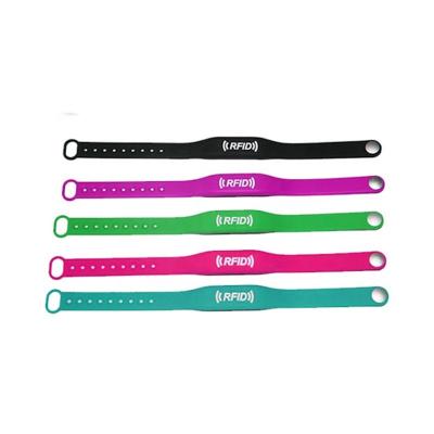 China Ultralight Conference Wristband NFC Wristband MIFARE C For Ticket HF RFID Wristband Stable Supplier for sale