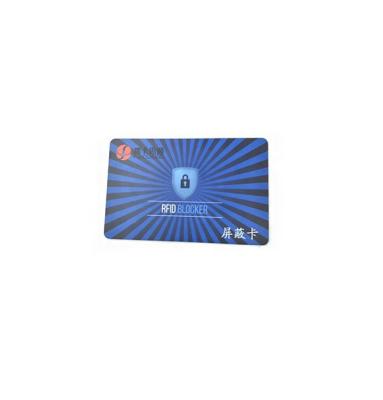 China Protect Slim Credit Card Shield Credit Card Protector RFID Blocking Card for Wallet for sale