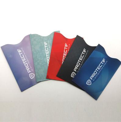 China Protect personal information rfid factory scan credit card holder wholesale protector anti blocking sleeve for sale