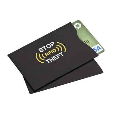 China Protect personal information from credit card rfid blocker credit card sleeve passport holder rfid blocking for sale