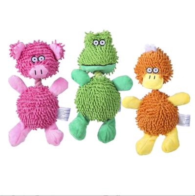 China Sustainable Hot Selling Cute Stuffed Toy Dog Stuffed Chew Toy With Sound Feature for sale