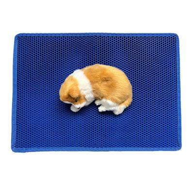 China Cat Mat Pad Durable EVA Anti-Slip Material Blue Color for sale