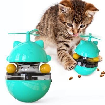 China New Eco-Friendly Swirl Sustainable Plastic Pet Cat Toy Fortune Cat Toy For Pet for sale