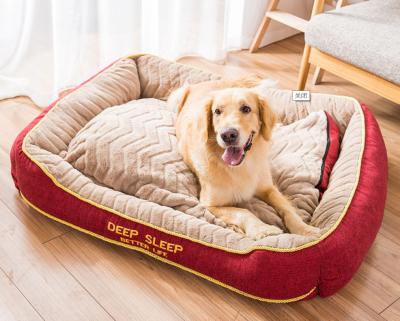 China Wholesale Warm And Comfortable Washable Luxury Large Cat Dog Beds Mat for sale