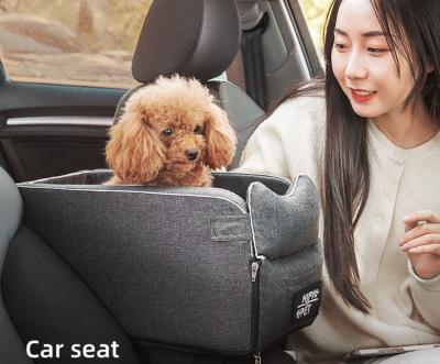 China Luxury safety and comfortable dog or cat nest in car traveling with owner pet car jump seat bag for sale